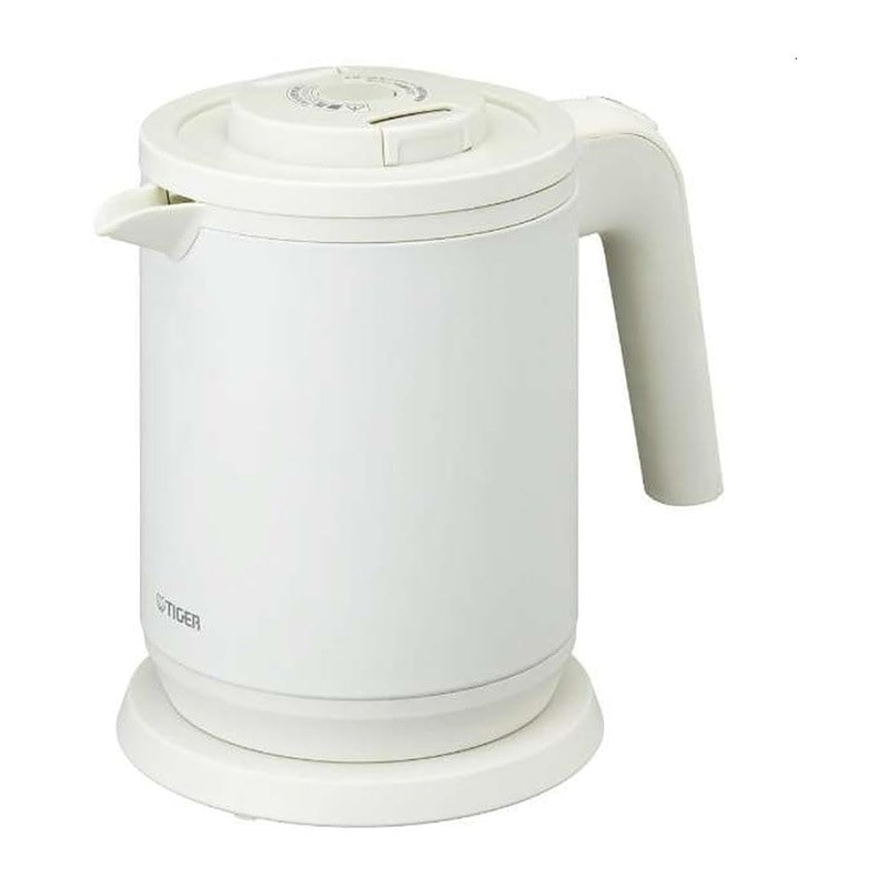 TIGER タイガー PCK-A081-WM 蒸気レス電気ケトル 6SAFE＋ 0.8L マットホワイト
