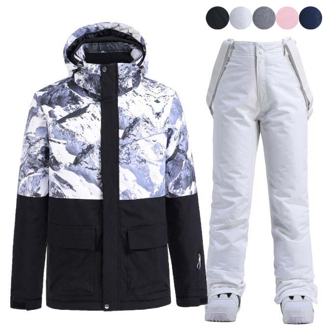 新作セール男女兼用 スノボーウェア 韓国風 スキーウェア ボードウェア お揃い メンズスノボウェア レディース スノボ ウェア スノーボードウェア 可愛い ペアスノーウェア ジャケット パンツ 大きい