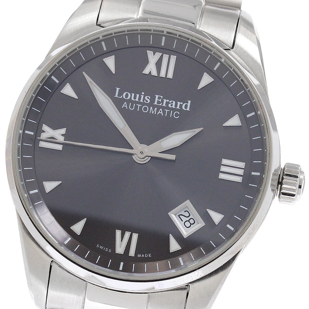ルイ・エラール Louis Erard 69103 AA03 M ヘリテージ スポーツクラシック デイト 自動巻き メンズ 極美品 _957244【中古】