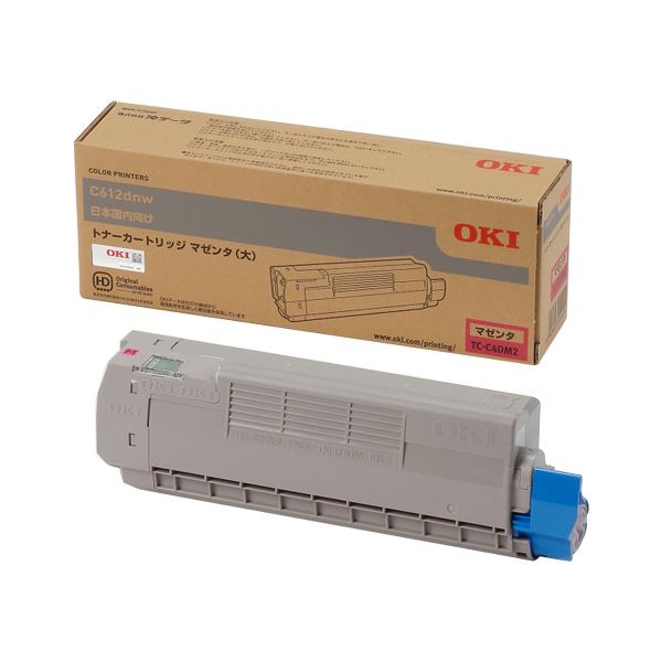 沖データ 大容量トナーカートリッジ マゼンタ TC-C4DM2 1個