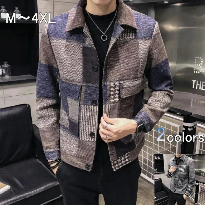 【即納】【Ｑ10最低価】 メンズジャケット ロングコート裏ボア厚め メンズメルトンコート メンズファッション 中綿 男子ハーフコート 男性アウターコート ビジネスコートカジュアル ライダース コートお