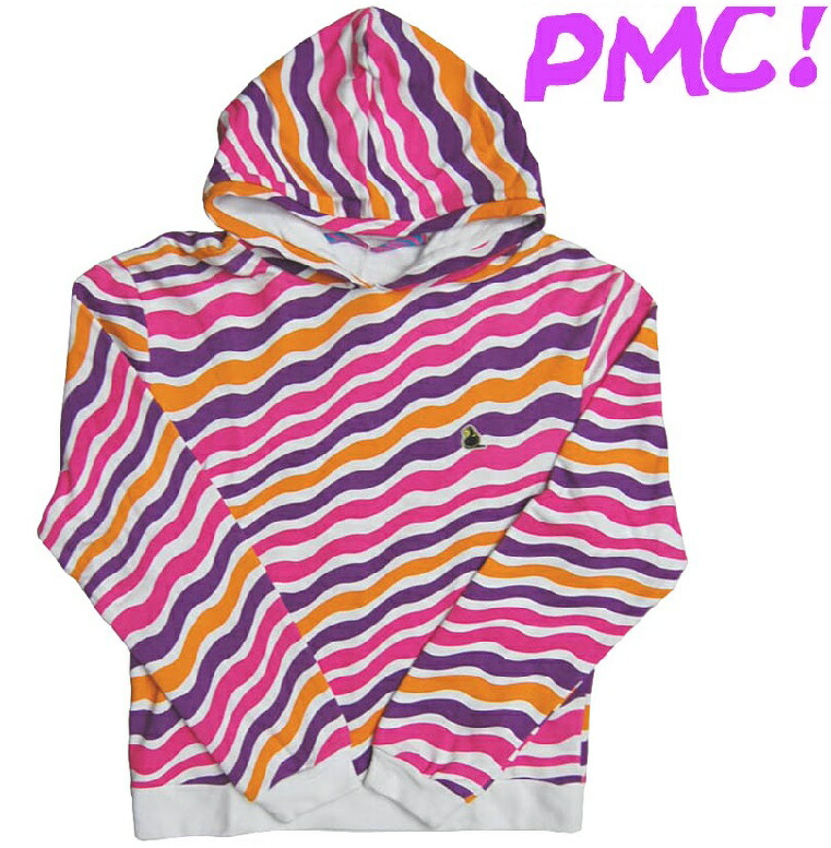 セール PMC メンズ パーカー スモーキーポップ フーディー ピンク パープル オレンジ ボーダー DIRTY SOUTH サウス ピーエムシー ブランド HIPHOP ファッション ストリート