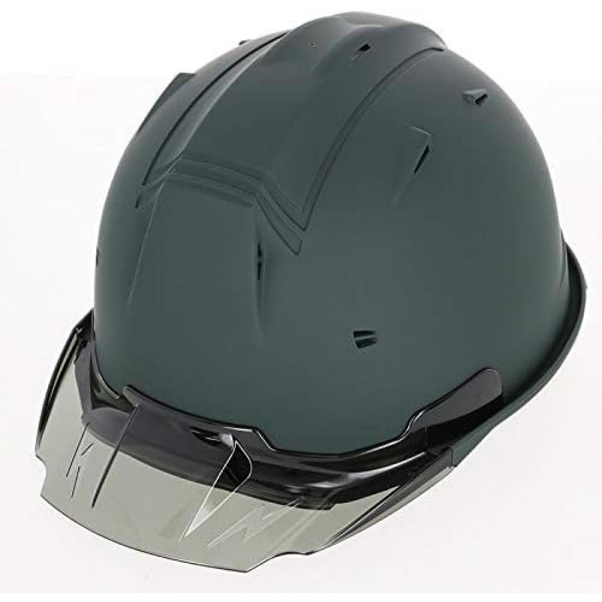 進和 ヘルメット SS-19VPRA 緑 マット 艶消し スモーク Lグリーン 飛来落下墜落保護用ヘルメット 作業 工業