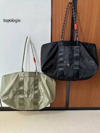 新品 ナイロン製 topologie トポロジー エコバッグ トポロジー トートバッグ