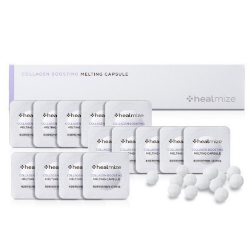 【韓国】HEALMIZE コラーゲンブースティングメルティングカプセル 20mg x 14pcs - 肌の弾力