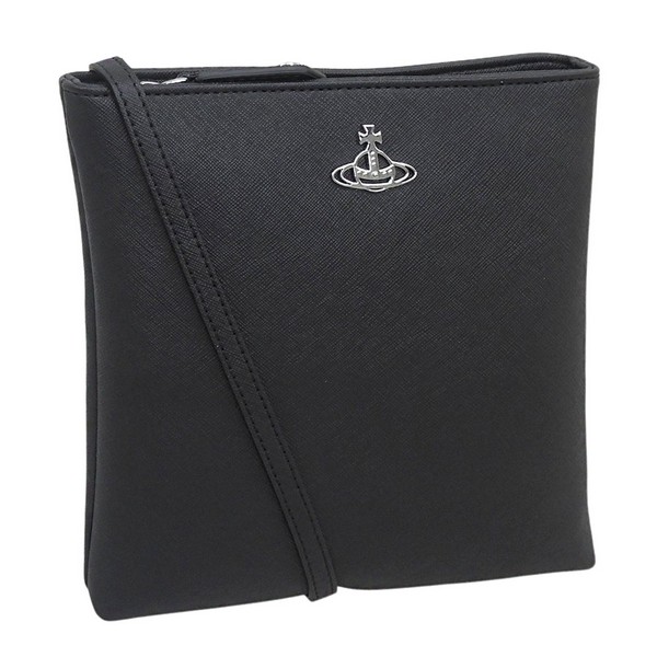 ヴィヴィアンウエストウッド バッグ レディース ショルダーバッグ ブラック SQUIRE NEW SQUARE CROSSBODY 51160005S000BN401 VIVIENNE WESTWOO