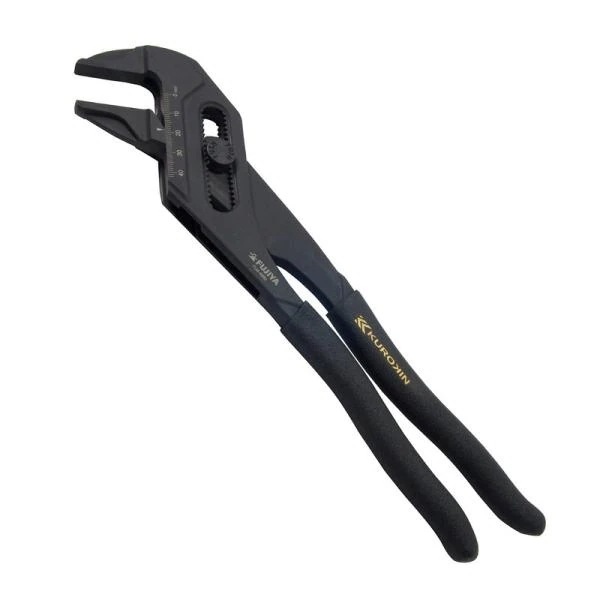 フジ矢 パワーモンキープライヤー黒金 FLM－45－BG 作業工具 配管工具 ウォーターポンププライヤ