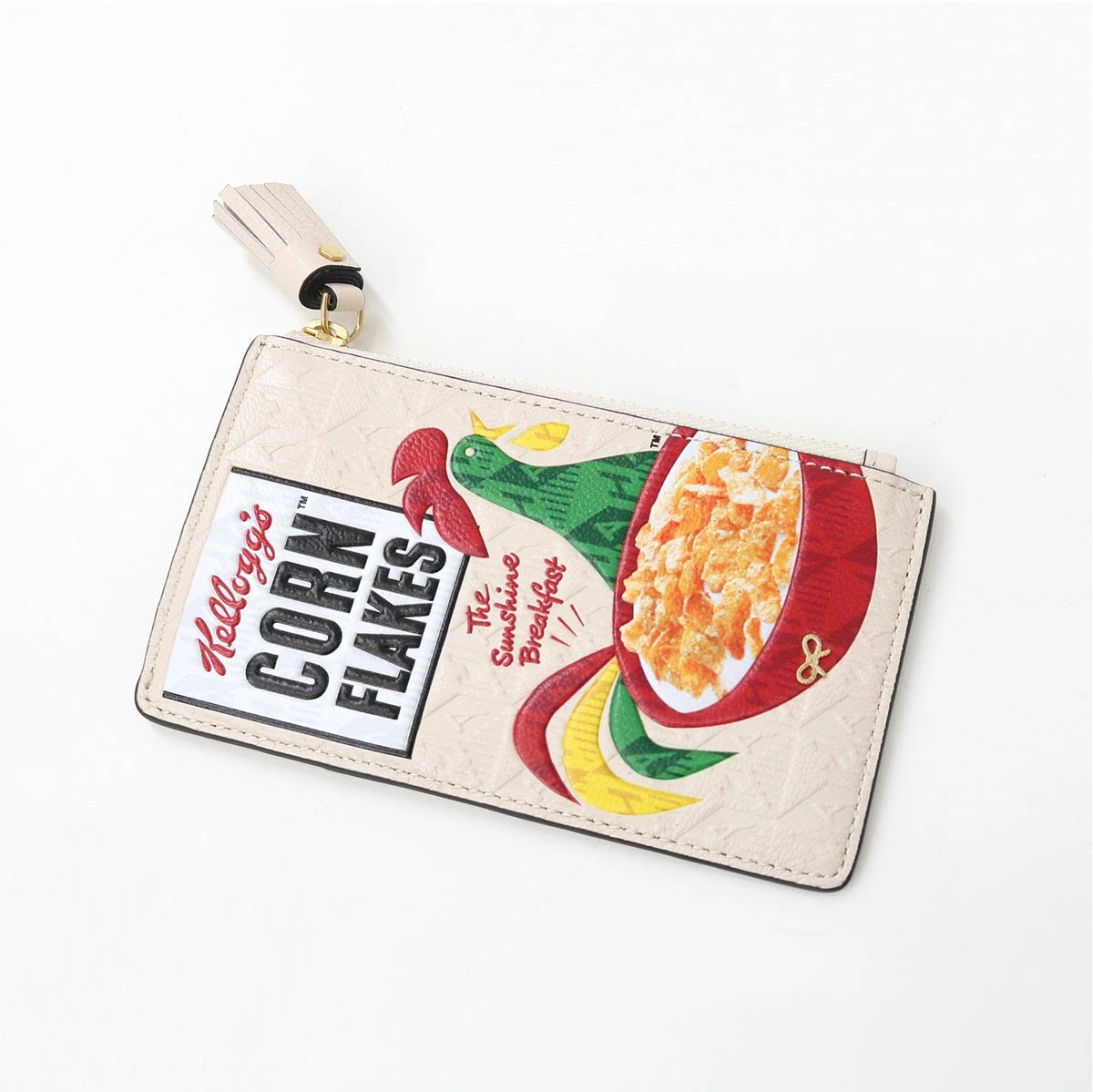 カードケース 5050925182911 Anya Brands Zip Card Case Cornflakes in Shiny Capra