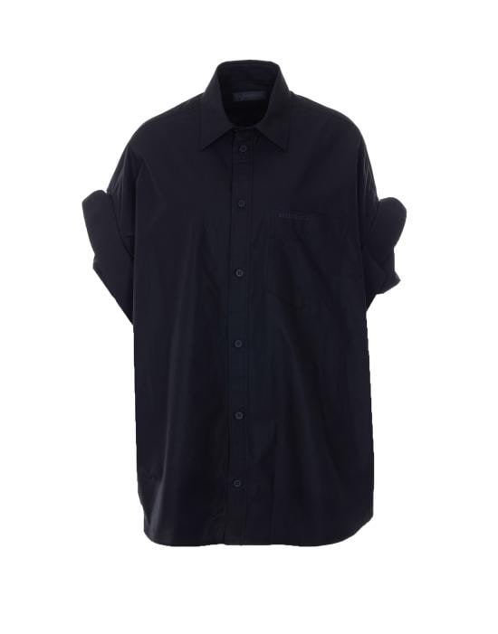 BALENCIAGA Women Shirts 834033 TNM601000 Black