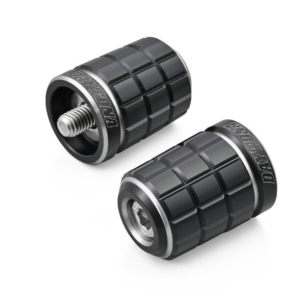 D42219 PREMIUM ZONE バーエンド カワサキ(M8)用 BRICK アッシュシルバー