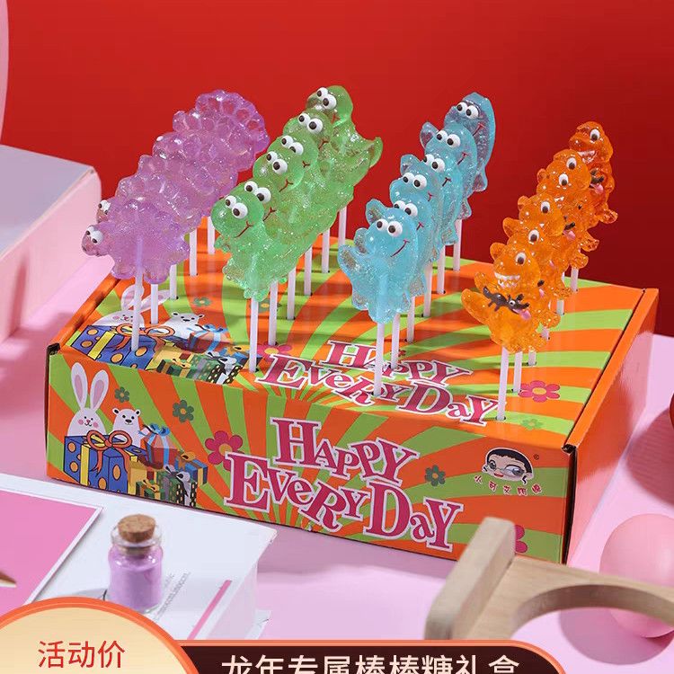 子供の日のキャンディー漫画かわいい恐竜の形のロリポップ子供用スナックギフト お菓子 大人 子供 誕生日プレゼント