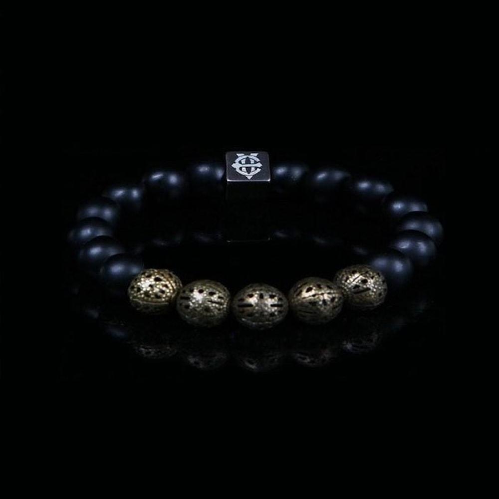 (8巻) EV メタルボールビーズブレスレット (ゴールド)