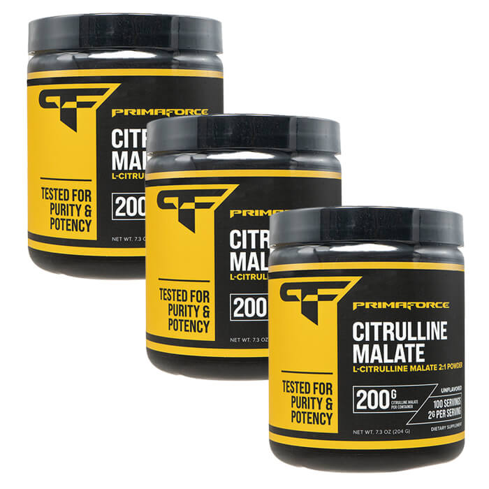 シトルリンマレート 200g 3本 CitrullinMalate プリマフォース　海外発送便商品