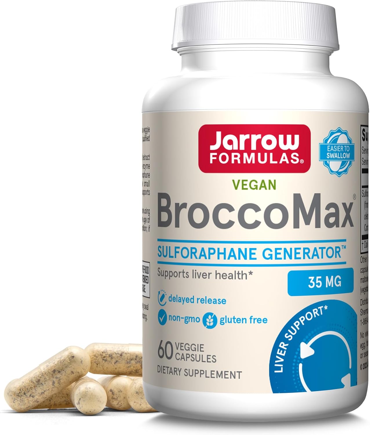Jarrow ジャローBroccoMax 60錠 ベジタリアンカプセル