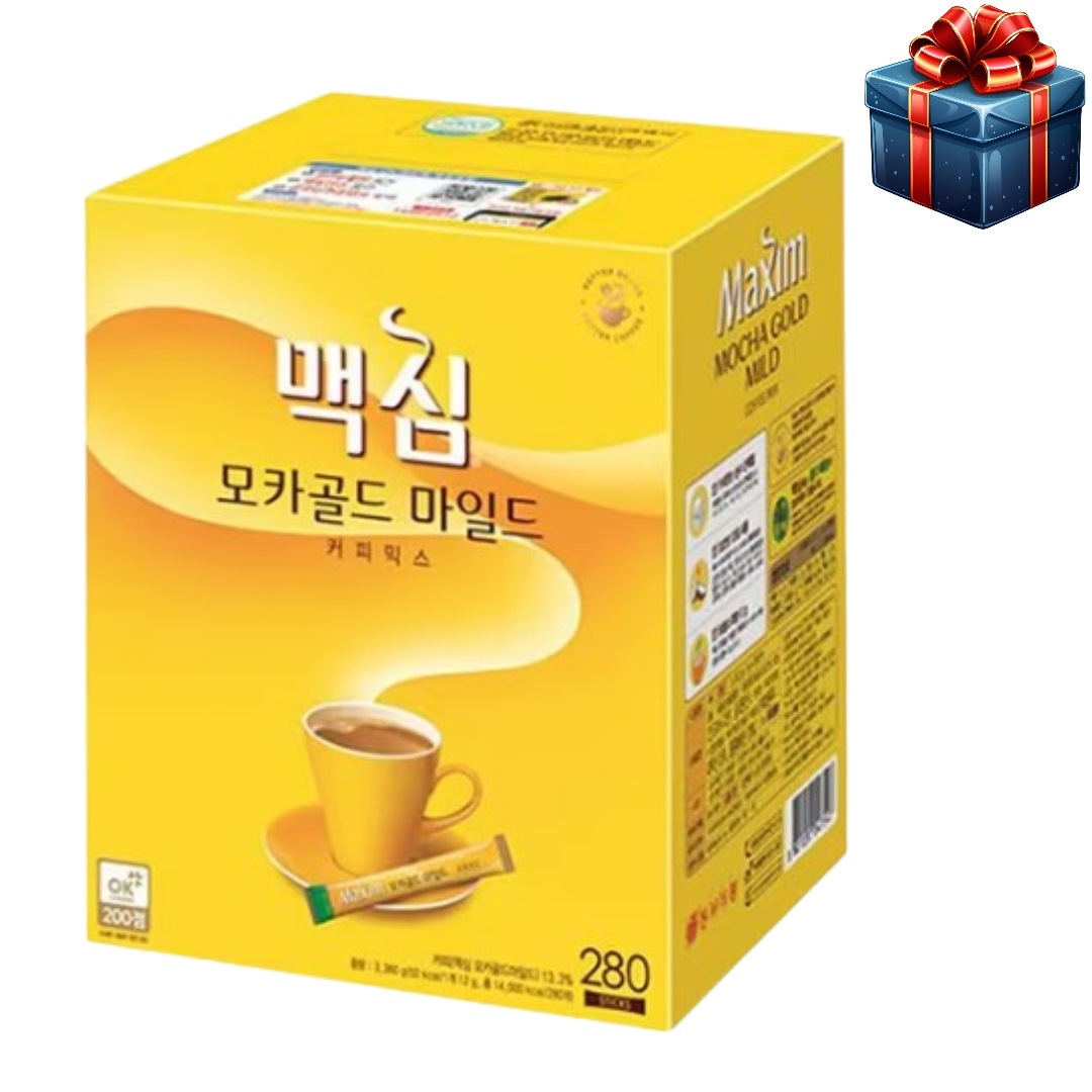 [韓国コーヒー人気大容量]モカゴールド マイルド コーヒーミックス 280 個入り スティック バラ包装 韓国コーヒー 韓国 インスタントコーヒー スティックコーヒー 韓国コーヒースティック