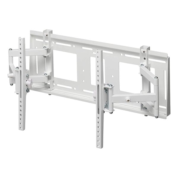 テレビ用壁掛金具 前後チルト左右首振りタイプ ホワイト 70V型 MH-775W