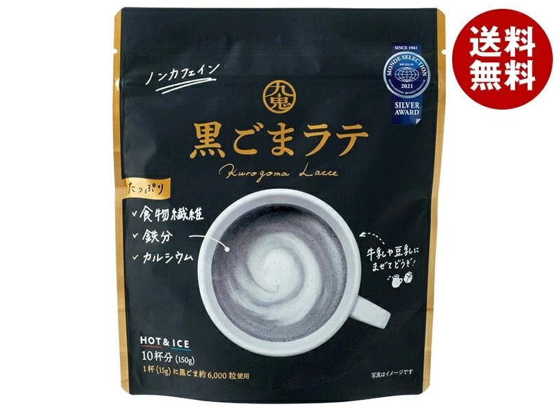 九鬼産業 黒ごまラテ 150g×12袋入×(2ケース)
