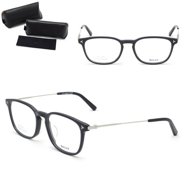 【訳あり】 フレーム BY5014-D/V 090 54 メガネ 眼鏡 フレームのみ アジアンフィット ブラック シルバー