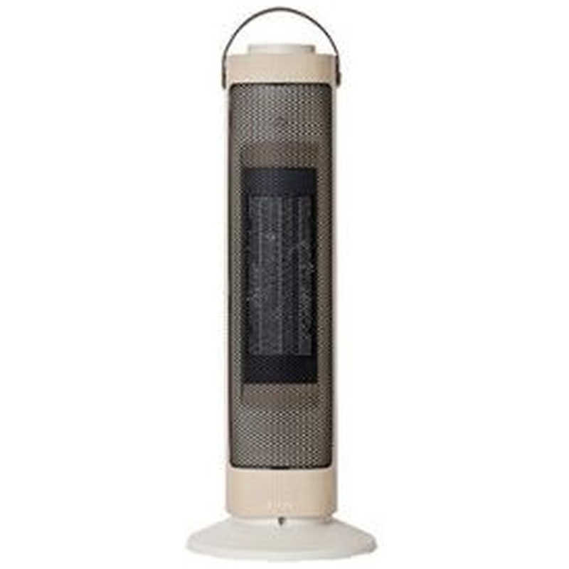 ライフオンプロダクト　タワー型セラミックファンヒーター＆ファン -Premium WOOD- ［首振り機能］　LCAWA006-WW