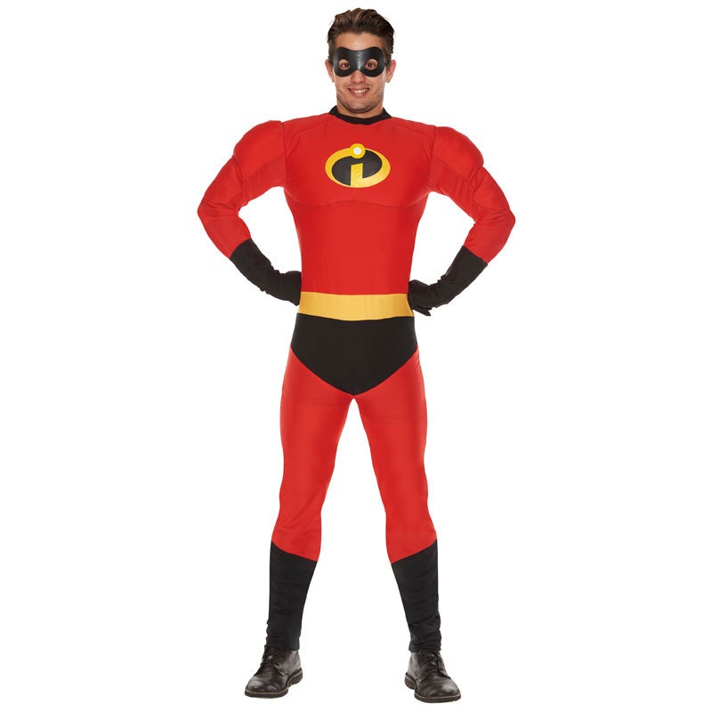 コスプレ 仮装 大人用ミスターインクレディブル 【 コスプレ 衣装 ハロウィン 仮装 コスチューム ディズニー グッズ ピクサー Mr.インクレディブル 男性用 メンズ 余興 パーティーグッズ 公式