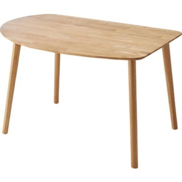 ラバーウッドの北欧ナチュラルなダイニングテーブル M 北欧 ナチュラル くすみカラー 韓国 ダイニングテーブル ダイニング キッチン ダイニングキッチン