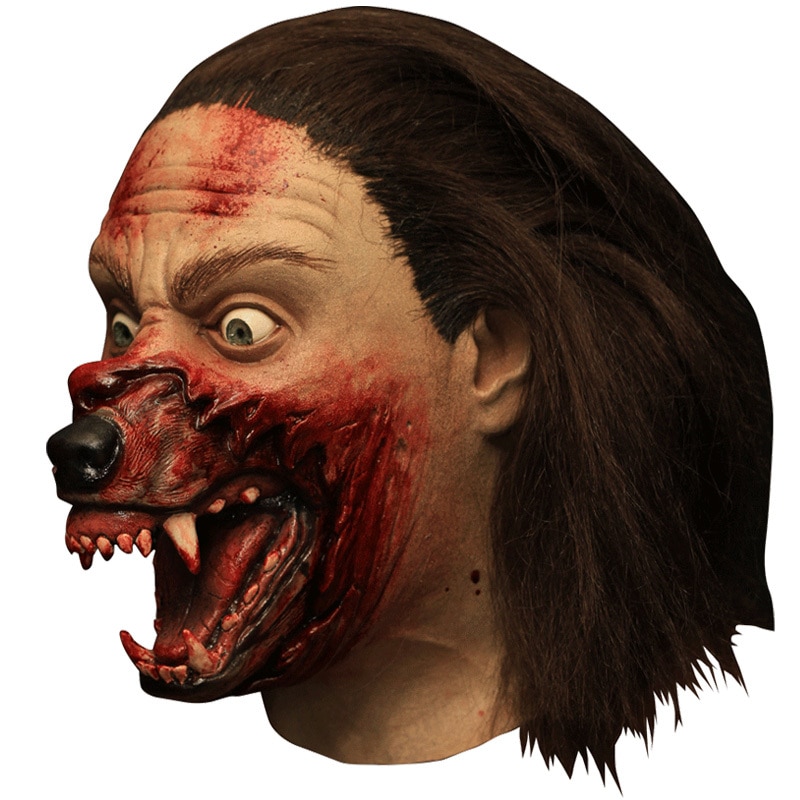 コスプレ 仮装 ウェアウルフマスク 【 コスプレ 衣装 ハロウィン パーティーグッズ おもしろ かぶりもの 怖い マスク ホラーマスク ハロウィン 衣装 面白マスク プチ仮装 変装グッズ おもしろマス