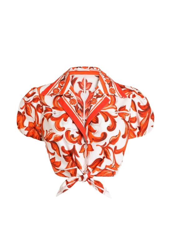 DOLCE & GABBANA Women Shirts F5T66TGDDRD S9000 Arancione