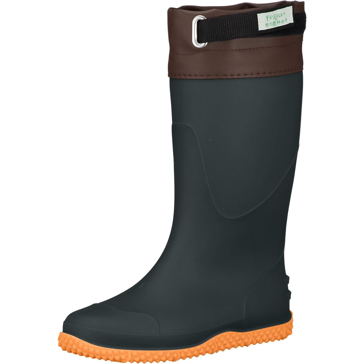 [フーソレイユ] レインブーツ レディース長靴 京の農林女子モデル 農作業 FU5004 カーキ 23.5~24.5 cm 4,692円
