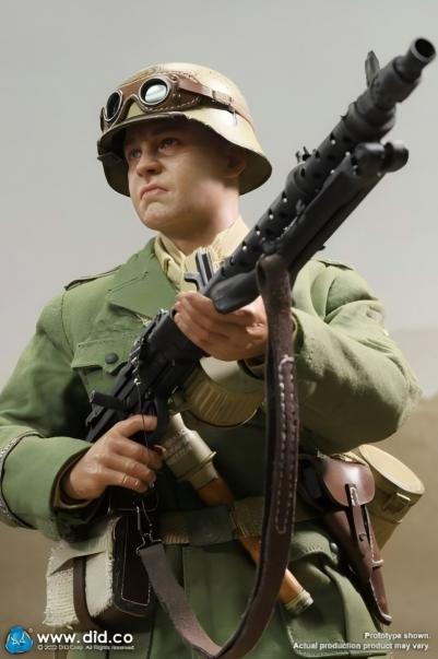 DID World War II North African Army Machine Gunner BIESSE 1/6 アクションフィギュア D80158