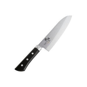 貝印 三徳包丁 [165mm] 両刃付け 食器乾燥機対応 スキ加工 『関孫六 茜』 日本製