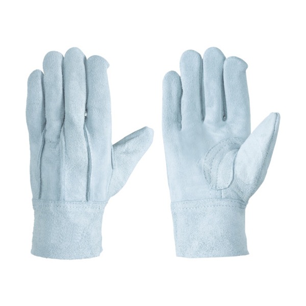 107APC-EC12P ホワイト 牛床革手袋 背縫い メーカー直送