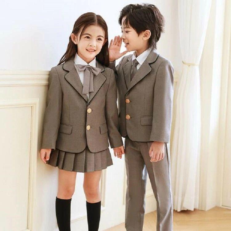 出荷が迅速である 独占販売 卒業式 スーツ 女の子 男の子 5点セット 韓国 制服 ピアノ発表会 入学式 子供 フォーマル 卒服 女の子 男の子 小学校 スーツ パンツ スカート 七五三 スーツ テ