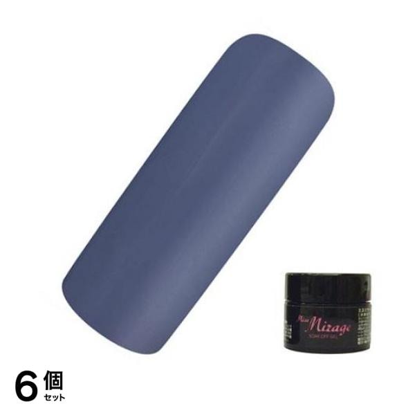 Miss Mirage(ミスミラージュ) ソークオフジェル トゥルーリースティールブルー TM24S 2.5g 6個セット