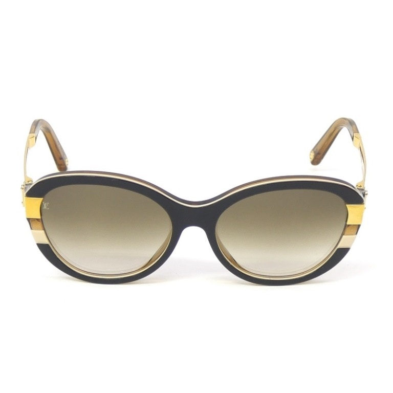 ルイ・ヴィトン サングラス プティ スプソン・キャットアイ 5617-135 Z0487E ブラウン プラスチック 【中古】(66212)