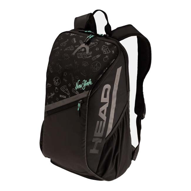 ヘッド(HEAD) 2025 TOUR ツアー NEON ネオン 25L バックパック リュックサック 261965ブラック×ブルー 【ラケット収納可】