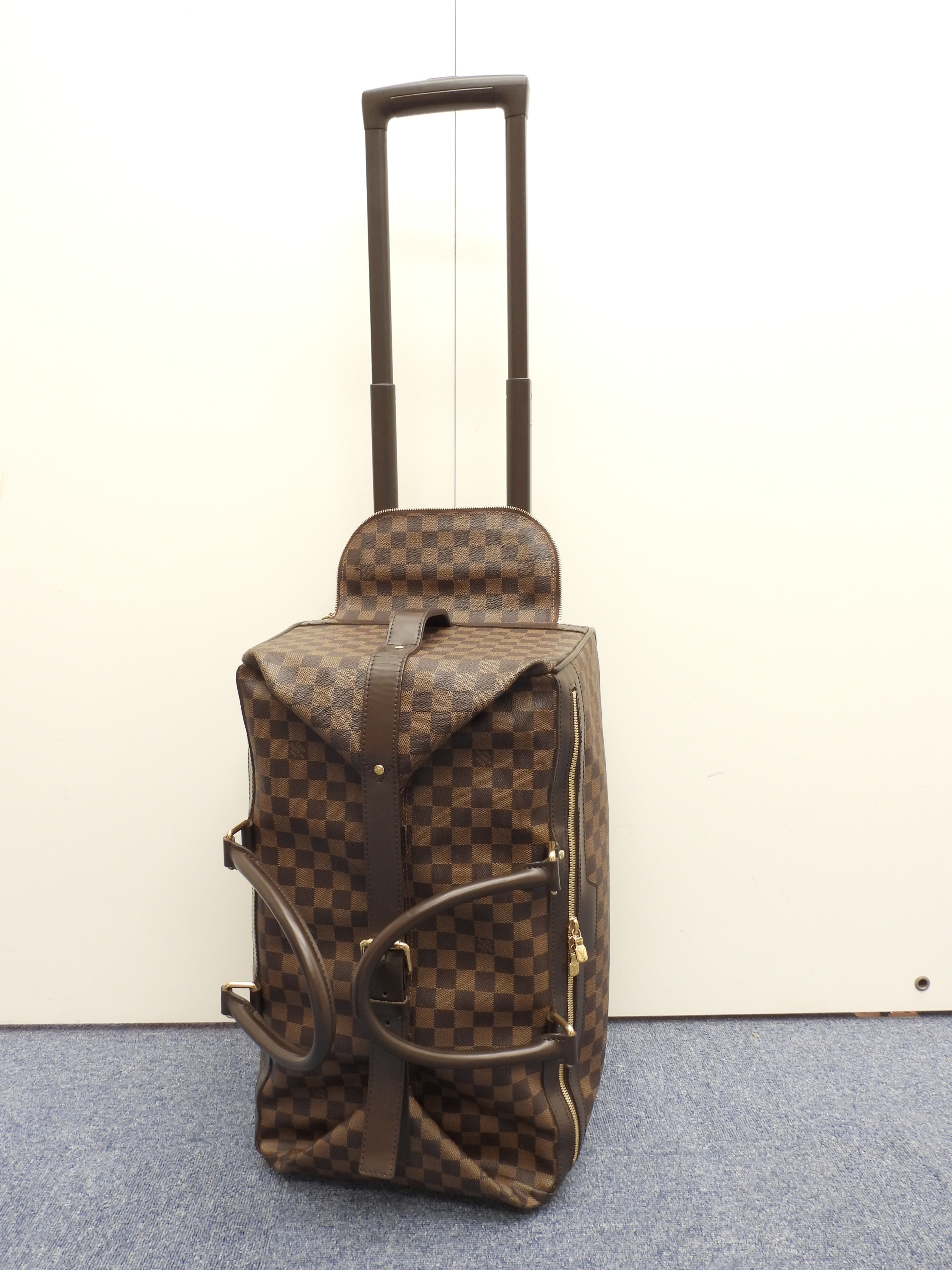 エオール50 N23205 ダミエ 旅行用キャリーバッグ ボストンバッグ@BA3059