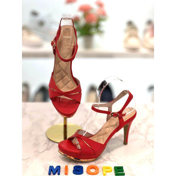 [ヨジュ店] 9cm ローズゴールド がぼし クッション サンダル (2color) 712224029RD