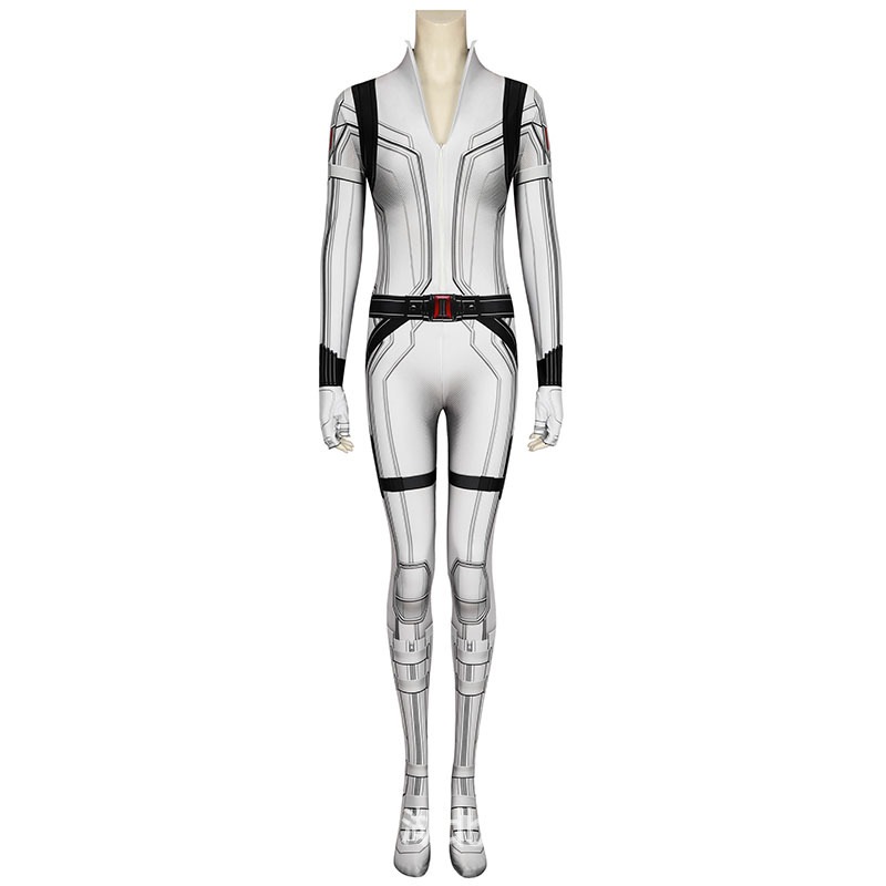 ブラックウィドウcosナターシャロマノフ白制服タイツ女性ハロウィンj19046ba