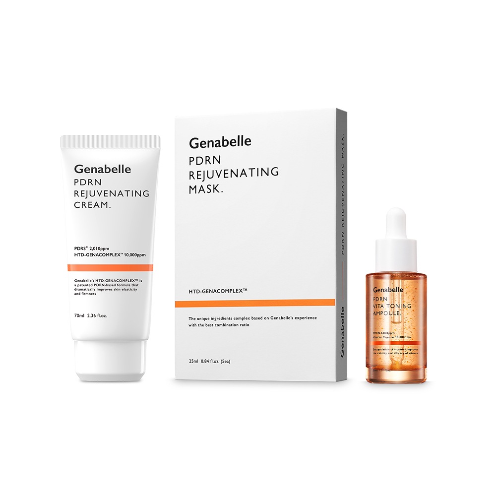 ジェナベルPDRN 3種セット（自生クリーム+ビタアンプル+マスクパック5枚）