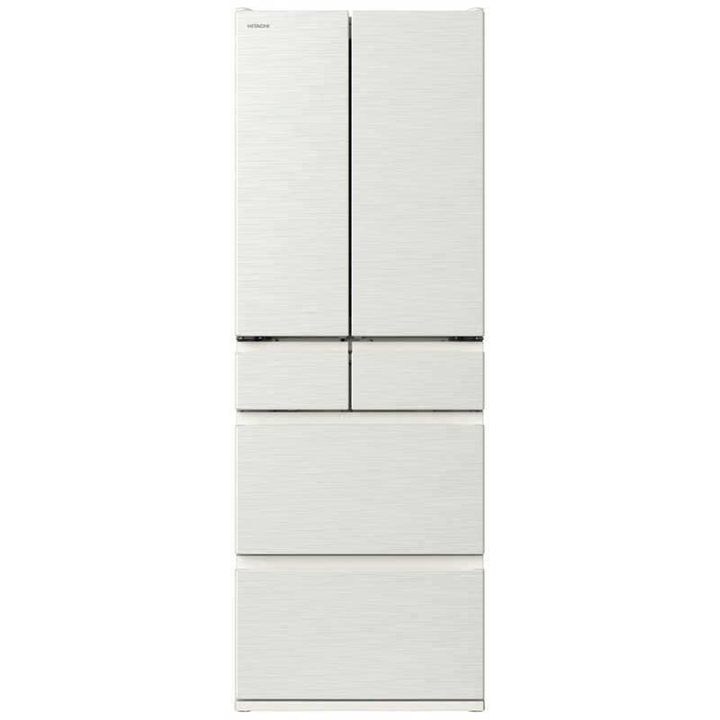 日立　HITACHI　冷蔵庫 6ドア 540L フレンチドア(観音開き) Hタイプ まんなか冷凍 ひろｉｎ冷凍プラス 幅65cm ピュアホワイト　R-H54X-W（標準設置無料）
