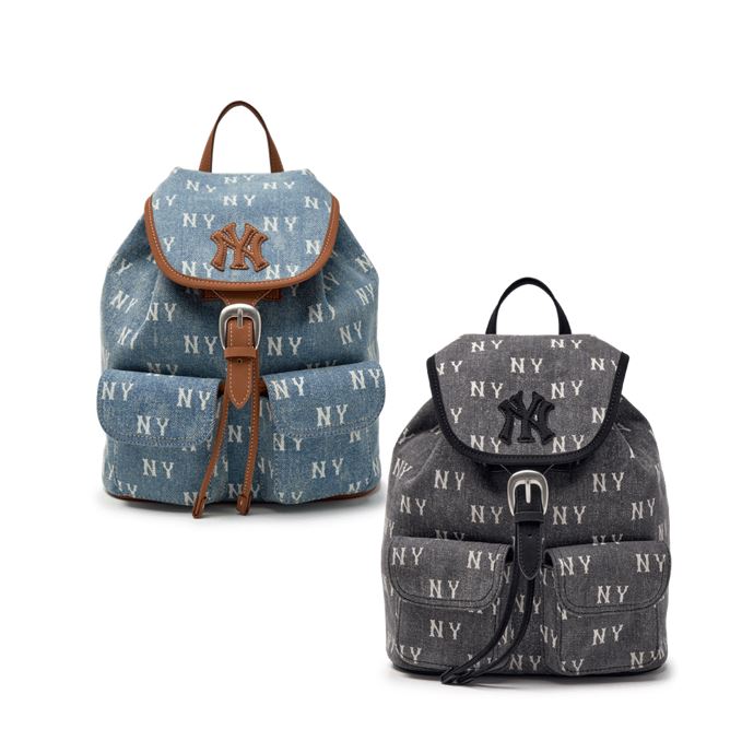 Classic Monogram Vintage Denim Backpack (3ABKM065N-50BLL,3ABKM065N-50CGS)