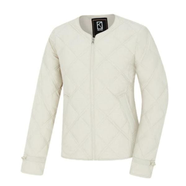 HC03 女性 軽くて暖かいダックラウンド軽量パディング（ライトベージュ）KVJ6509W（S41525525)