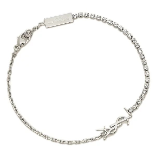 ブレスレット カサンドラ チャーム シルバー メンズ レディース ユニセックス SAINT LAURENT PARIS 712345 Y1526 8162