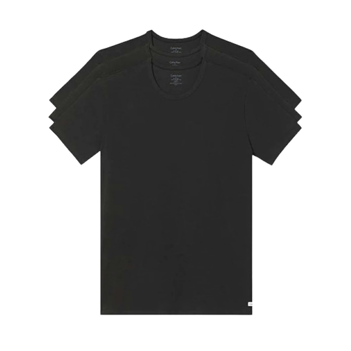 下着 Tシャツ クルーネック 半袖 3枚セット コットン ストレッチ 肌着 NB2798 900 メンズ ブラック