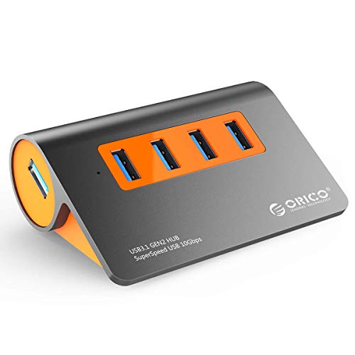 【10Gbps高速転送】ORICO USB3.1ハブ Gen2 4ポート USBハブ 12V2A 電