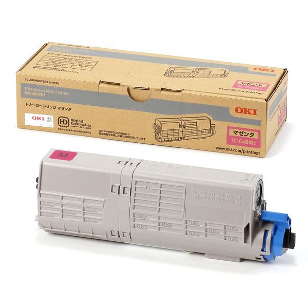 (純正品)OKI 沖電気 トナーカートリッジ(TC-C4BM1 マゼンタ)