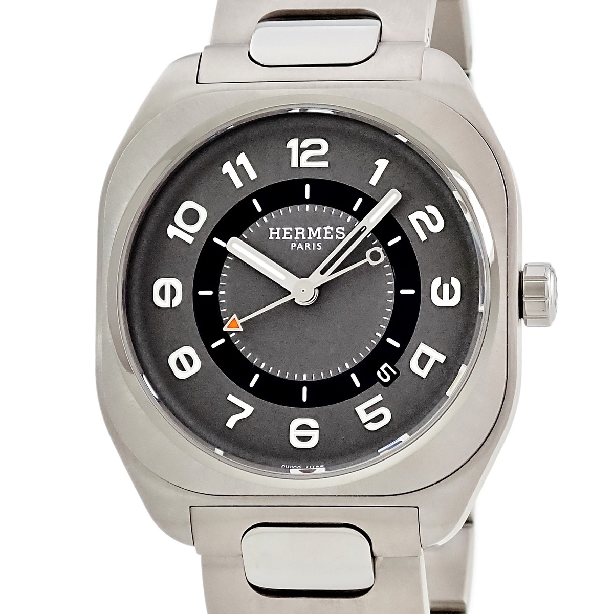 H08 GM 39mm SP1.741 W049427WW00 自動巻き メンズ チタン グレー エイチオーエイト デイト アラビア 3年保証