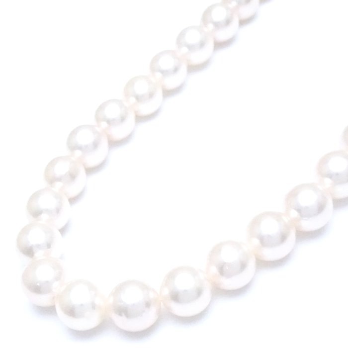 パール ネックレス あこや真珠7.5～8ミリ 43cm シルバー/75091【中古】