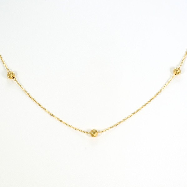 K18 18金 YG イエローゴールド ネックレス 約101cm ジュエリー 中古