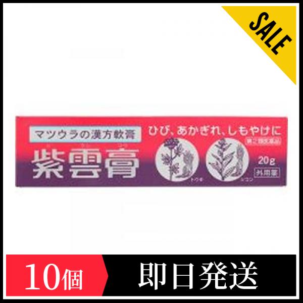 第２類医薬品 松浦漢方 紫雲膏 20g (チューブ) 10個セット
